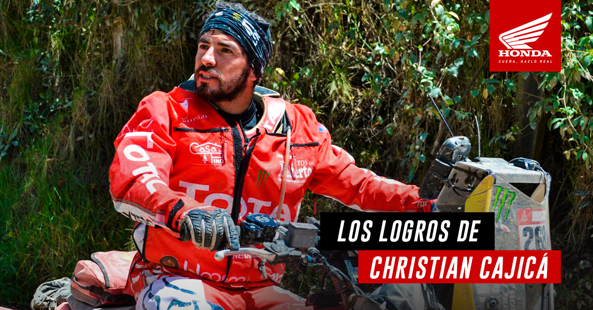 Christian Cajicá en el Dakar