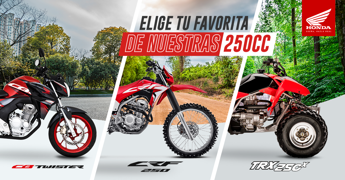 Nuestras motos 250cc que debes conocer, según su categoría