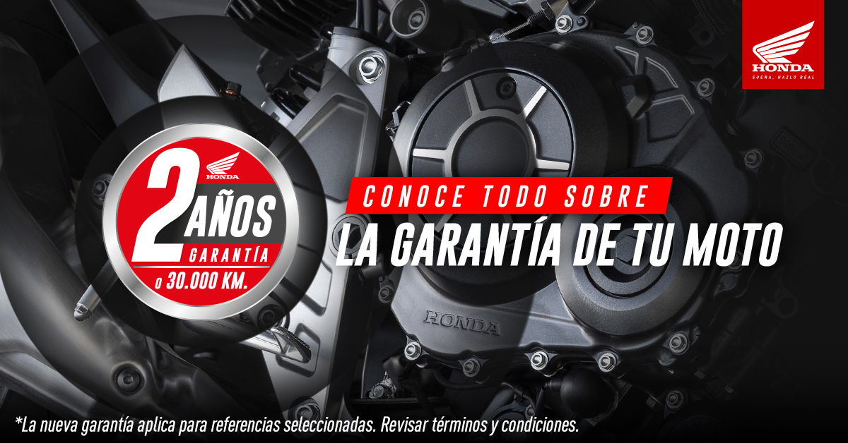 motor garantía 2 años