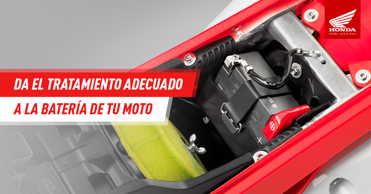 Da un buen manejo al desechar o cambiar la batería de tu moto y aporta tu grano de arena al cuidado del medio ambiente.