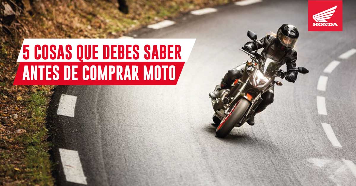 antes de comprar moto