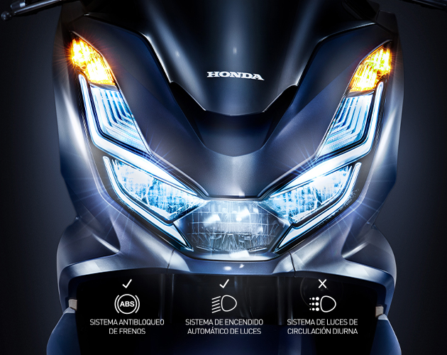 Luces led de moto automatica PCX160 Honda