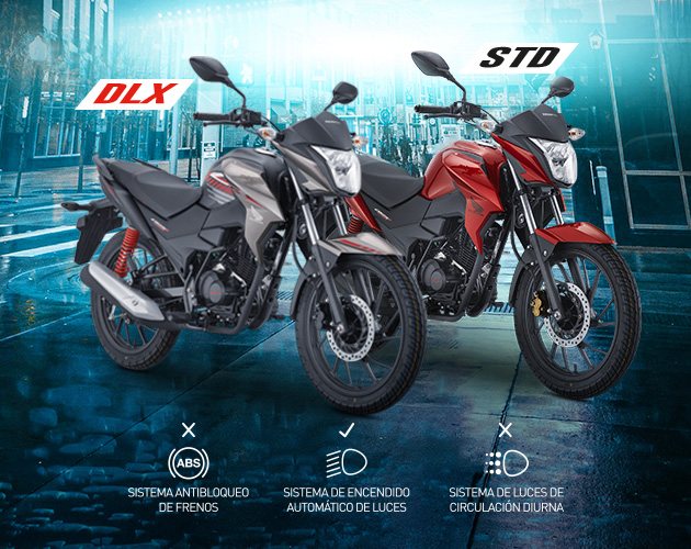 Motos deportivas Honda CB125F DLX y STD