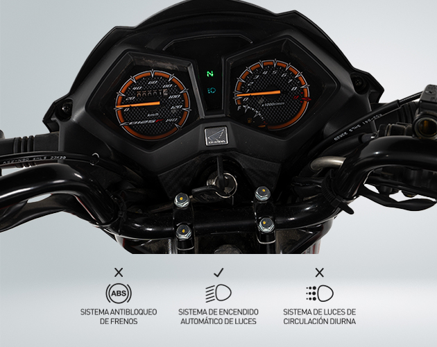 Tablero de moto Honda CB125f