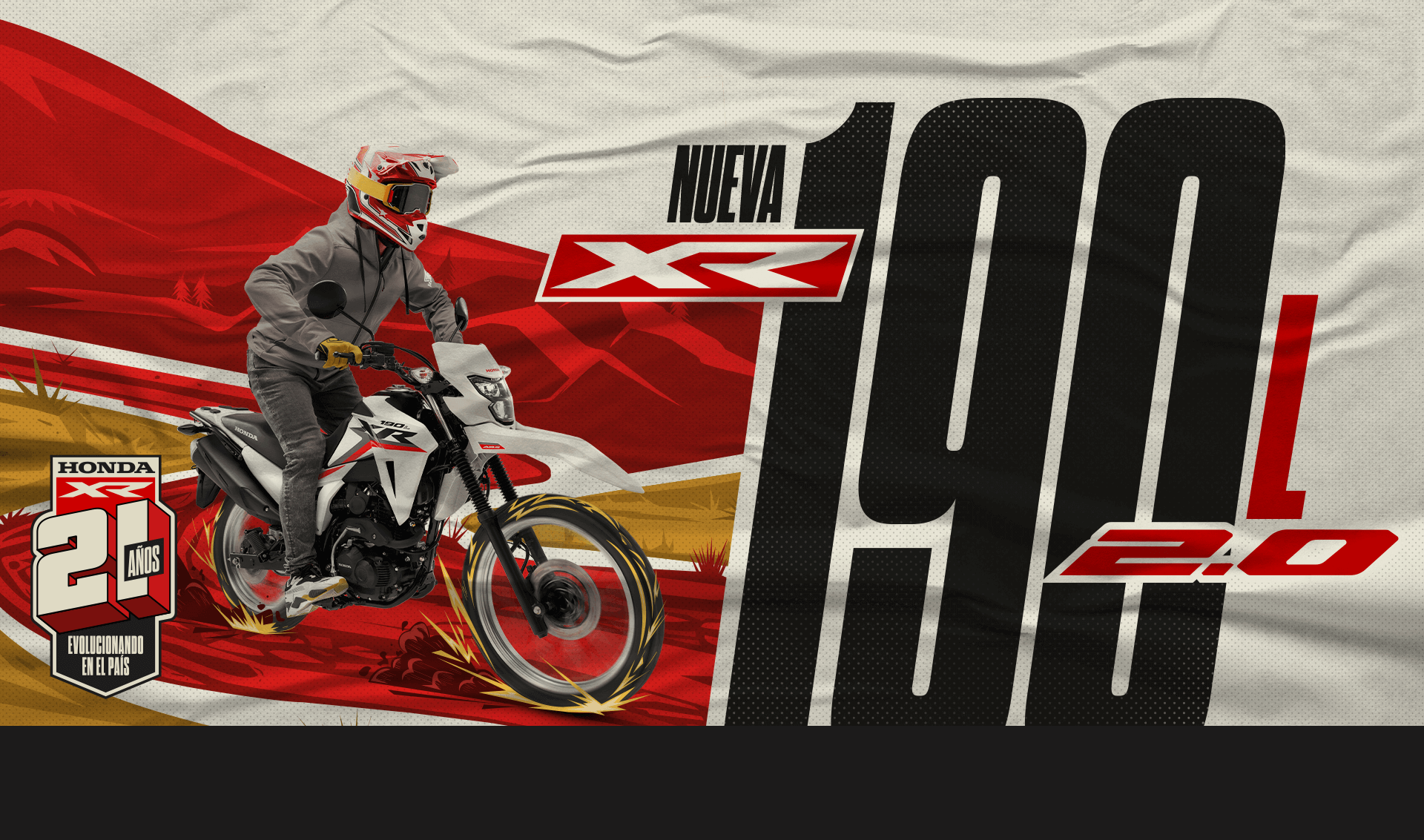 XR 190L ABS 2025 Transforma tu camino