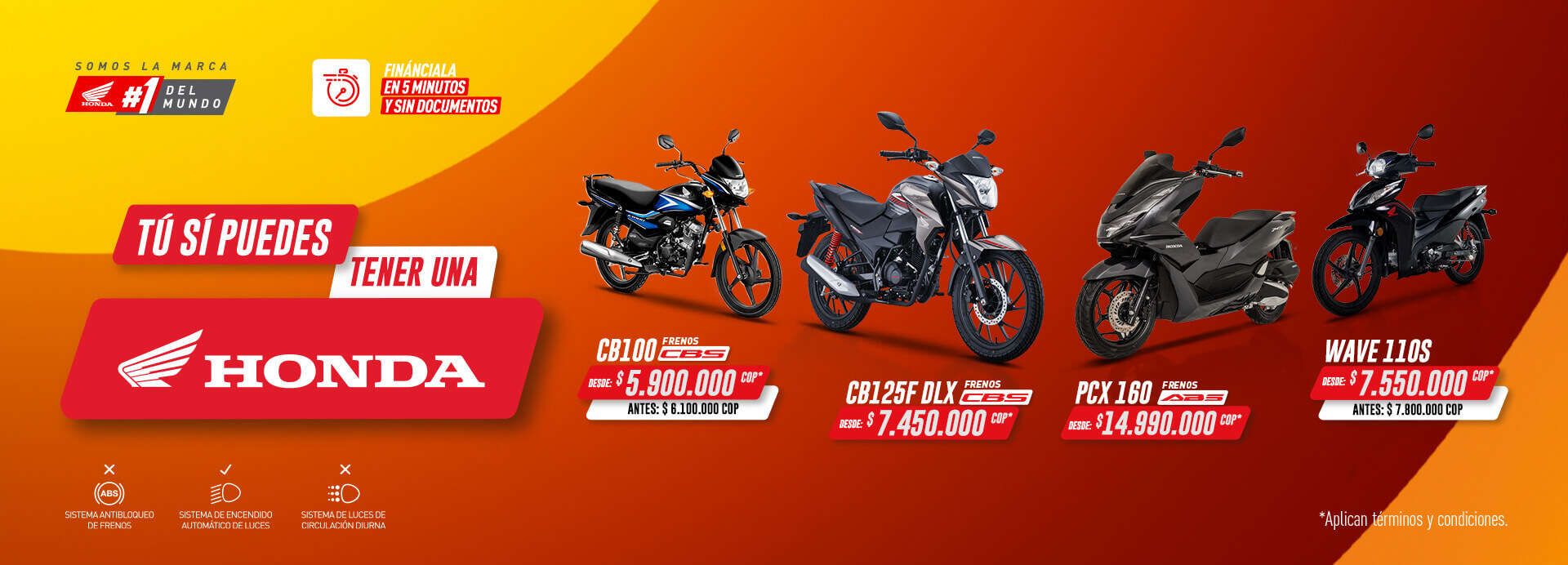 Tu si puedes tener una Honda