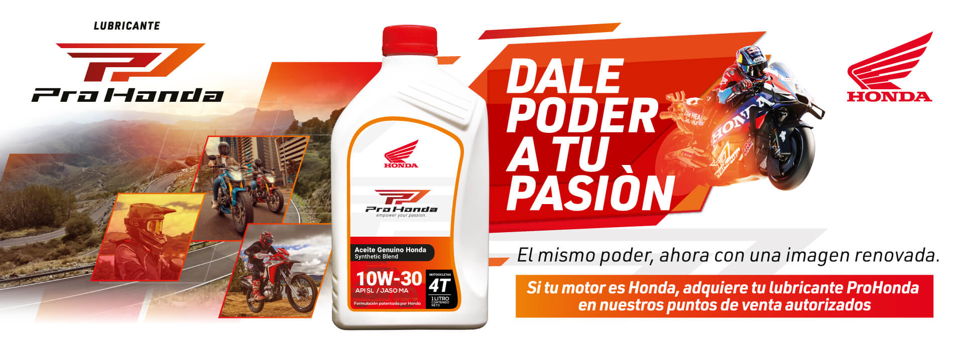 Aceite Pro Honda