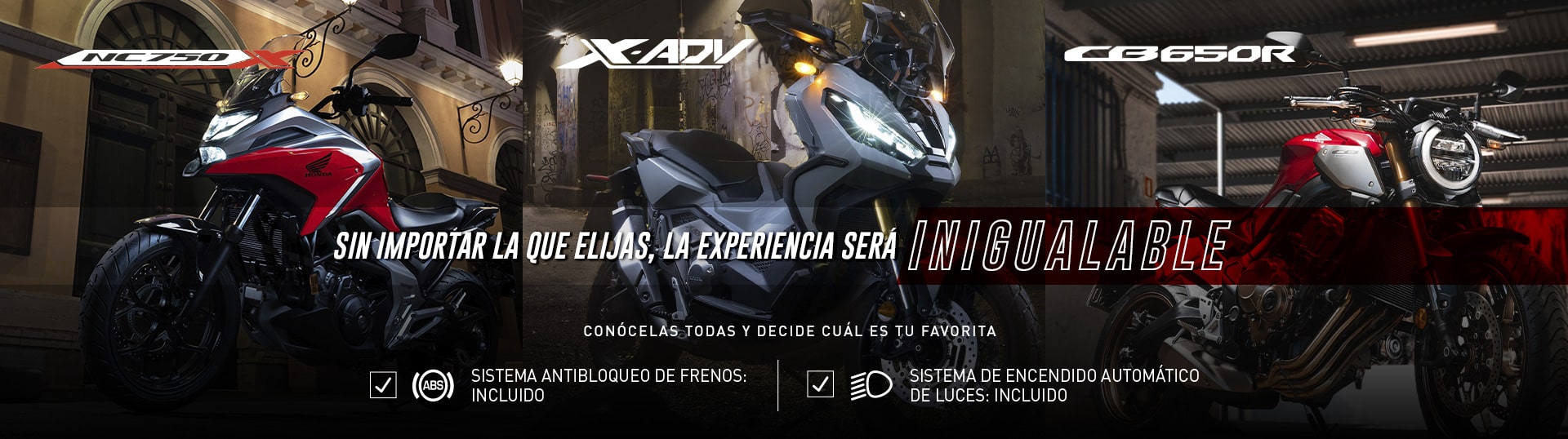 Honda Motos alto cilindraje